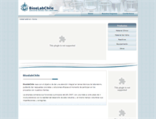 Tablet Screenshot of bioslabchile.cl